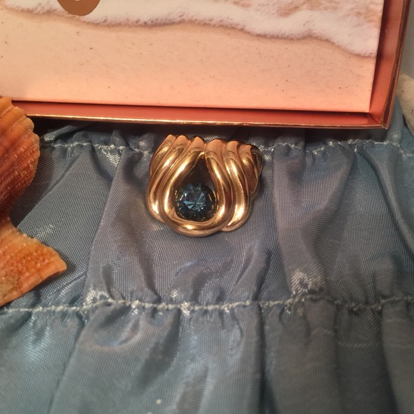 Nolan Miller Jewelry - Nolan Miller blue stone necklace slider heart. 💙